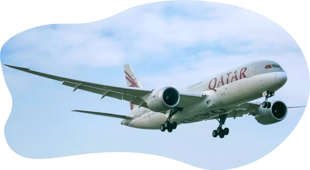 Indemnización por vuelo retrasado de Qatar Airways